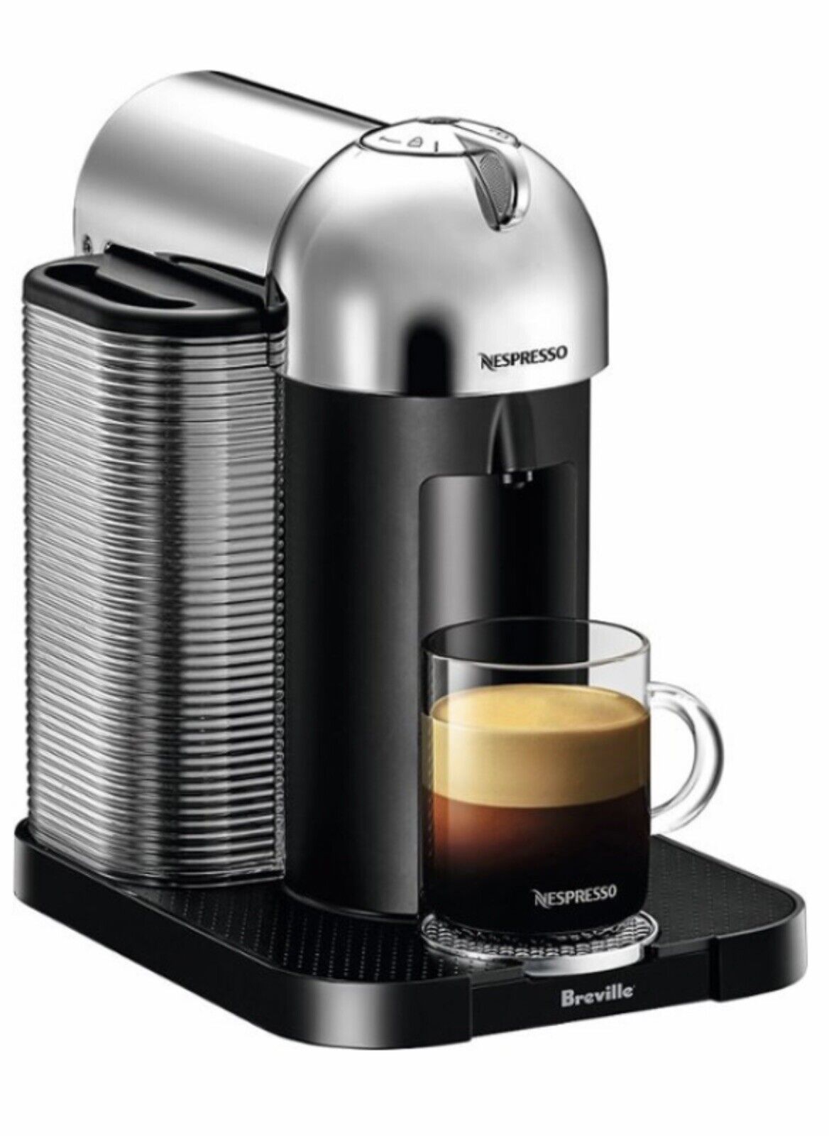 Breville Nespresso Vertuo Espresso Maker/Coffeemaker – Chrome