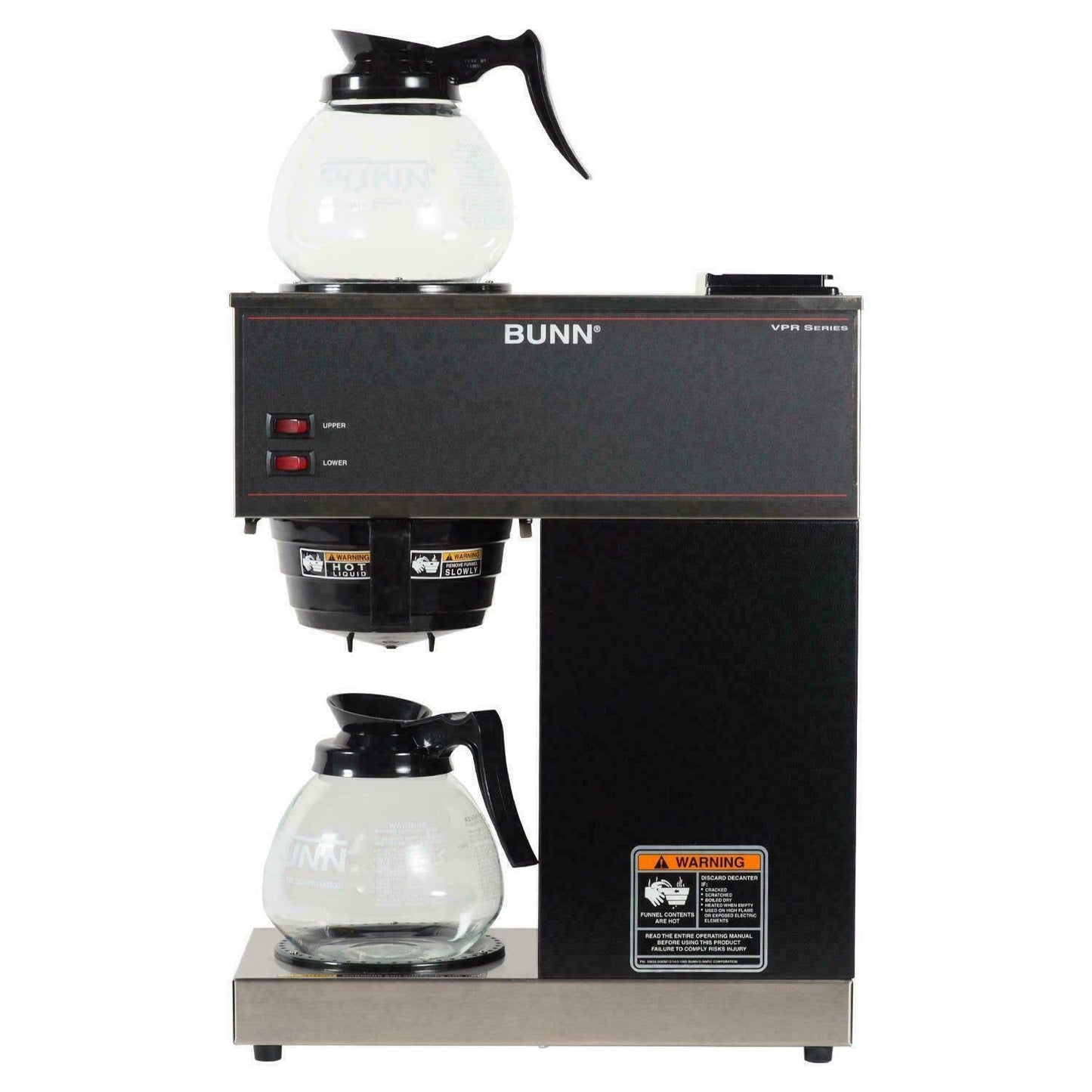 Bunn VPR-2GD 12-Cup Pourover Commercial Coffee Brewer – Black